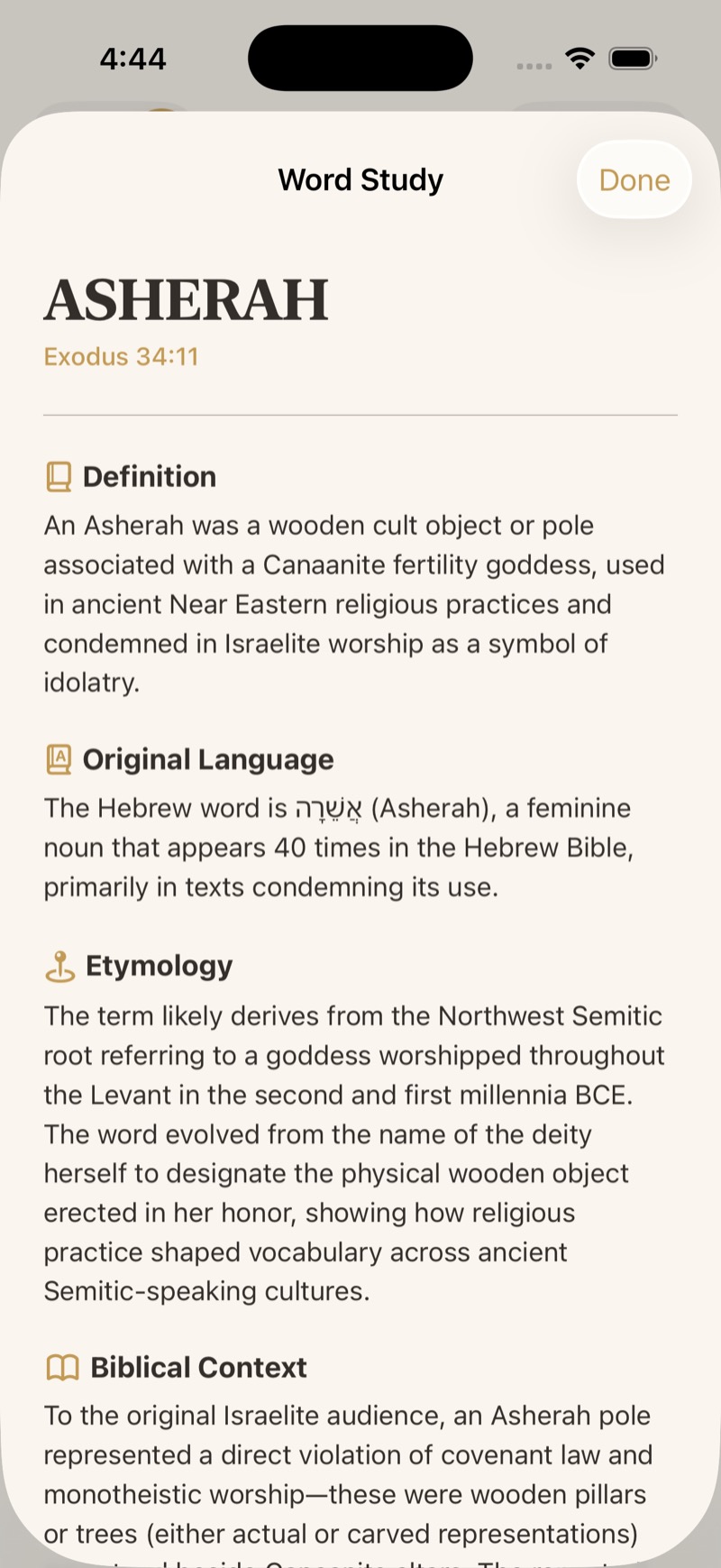 Explore Word - Hebrew and Greek origins